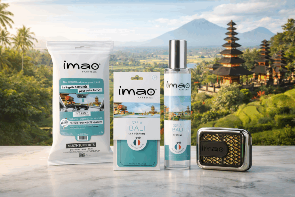 Zestaw produktów IMAO 33° A Bali 6 IMAO 33 A Bali Zestaw zapachów do samochodu