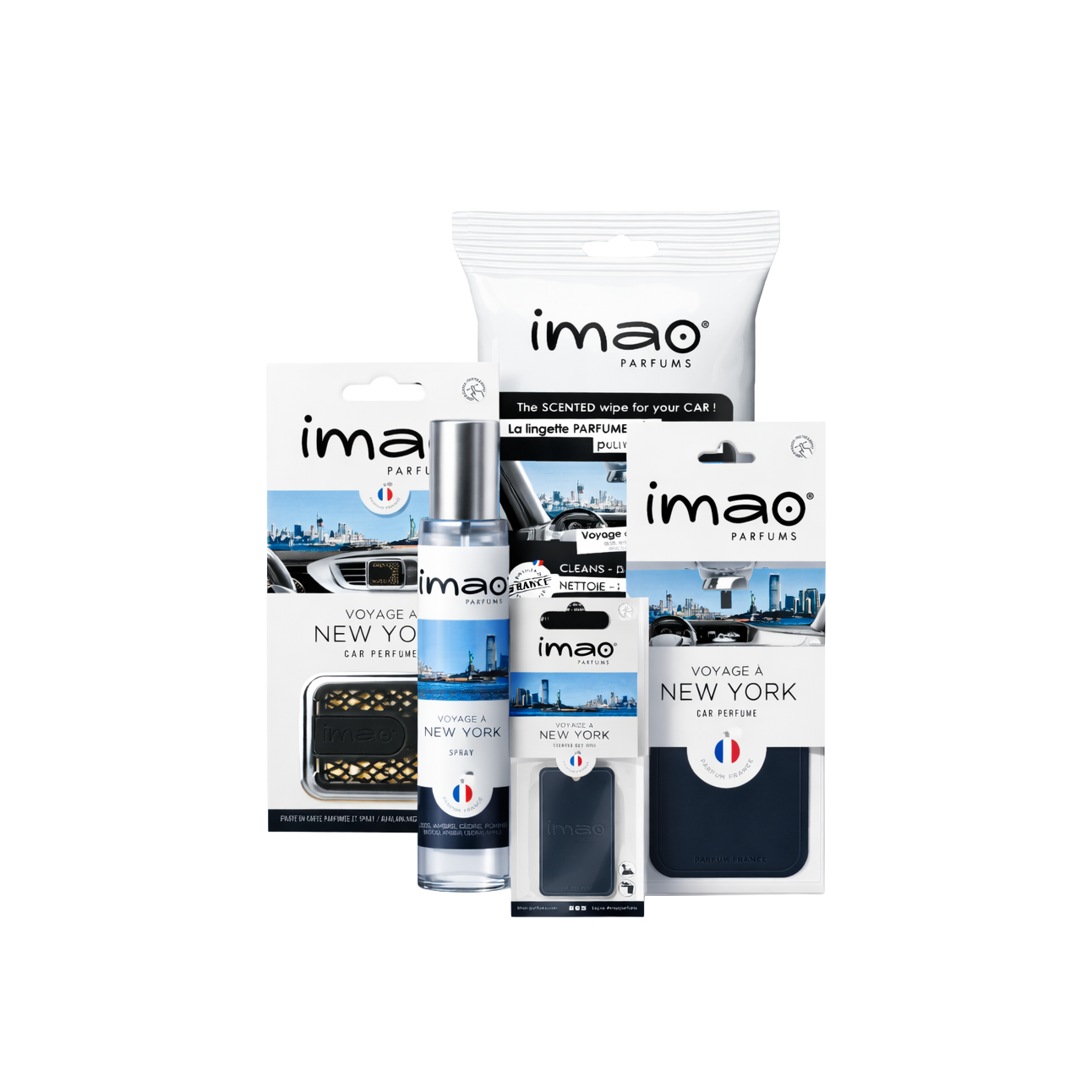 Zestaw zapachów samochodowych Voyage A New York IMAO