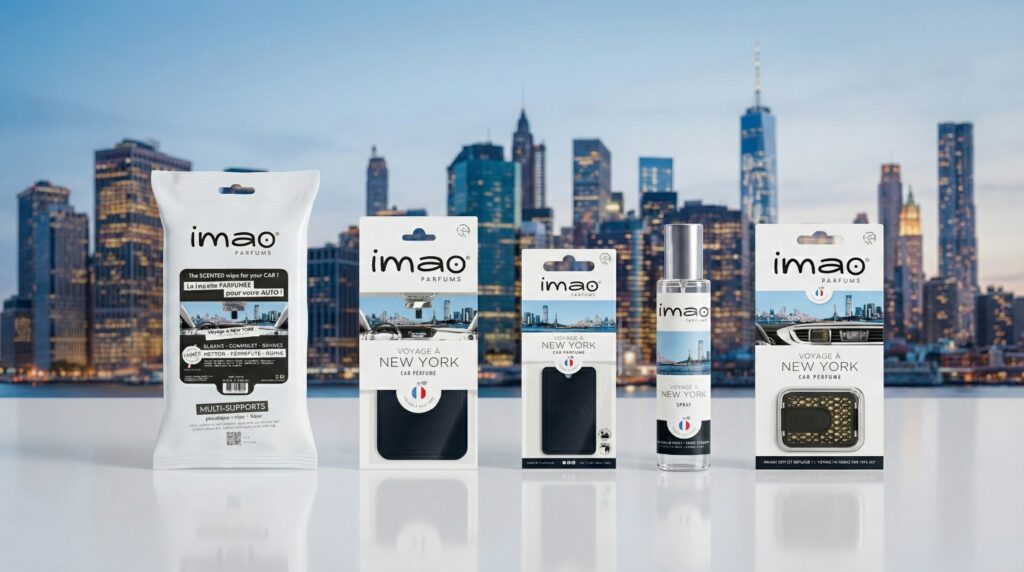 Zestaw zapachów do samochodu IMAO Voyage A New York