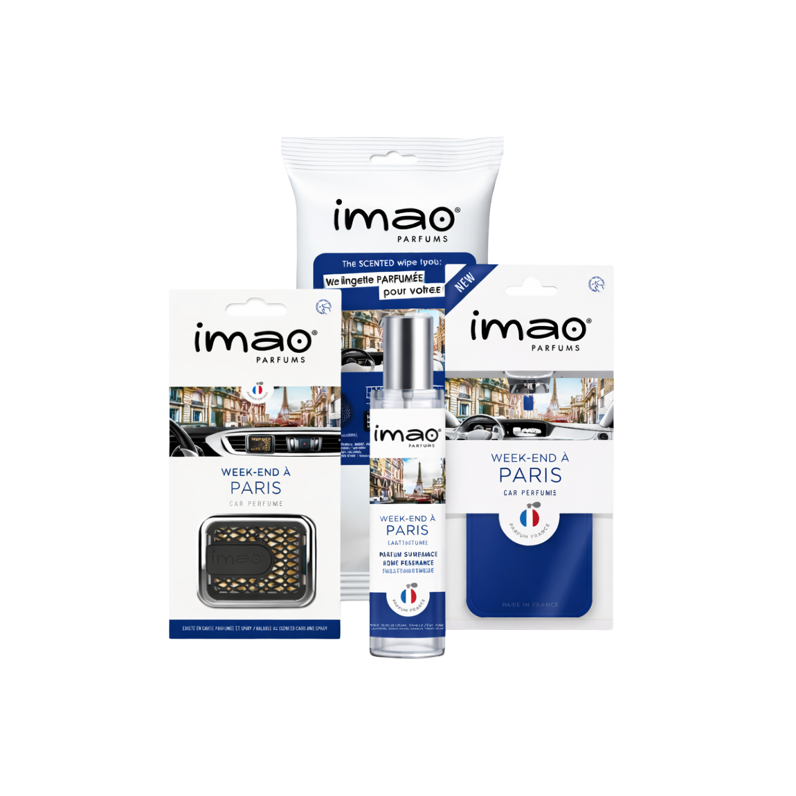Zestaw zapachów samochodowych Week-End A Paris IMAO
