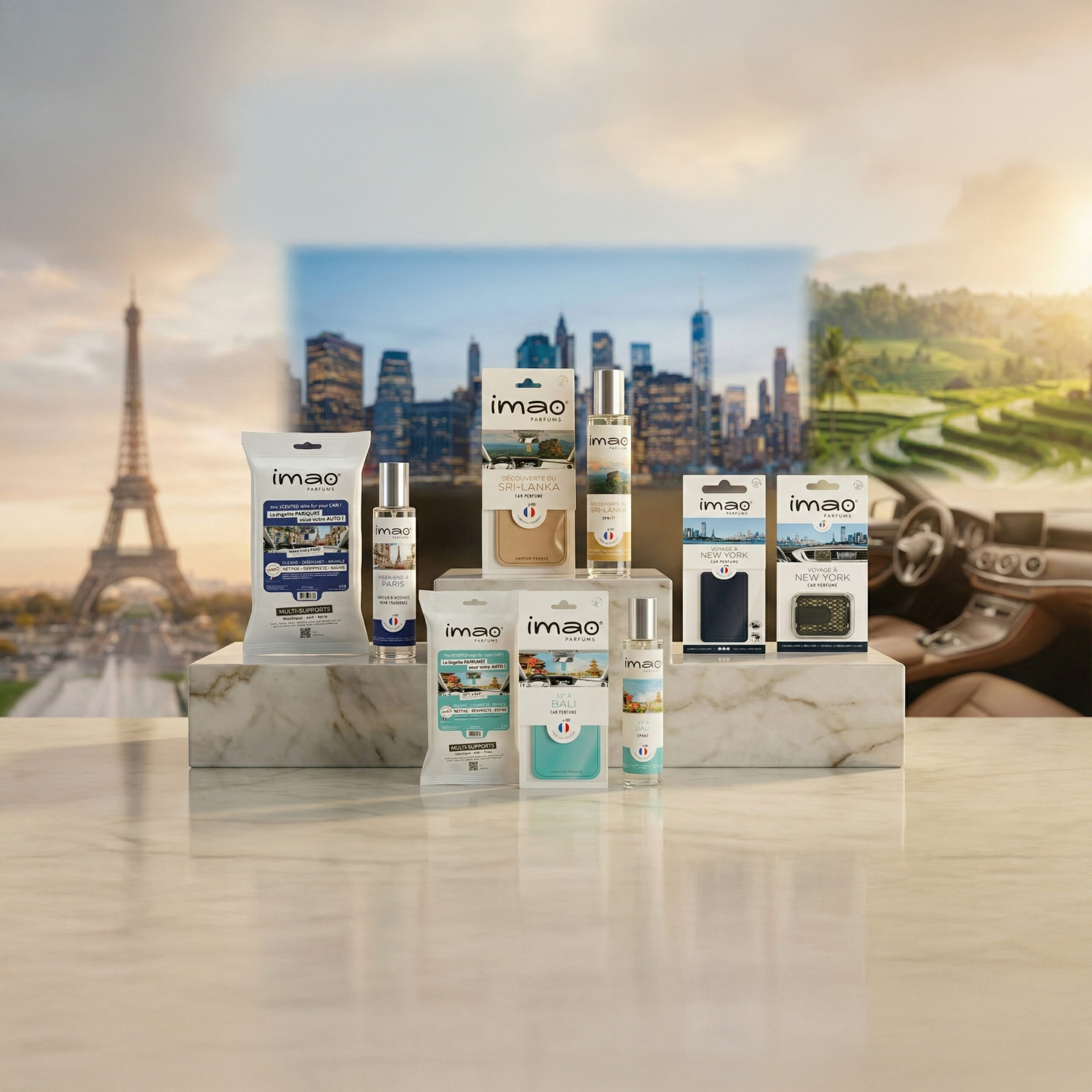 Imao Deodorante Per Auto 330 A Bali – Profumo Fresco Di Bergamotto E Vaniglia – 30 Ml